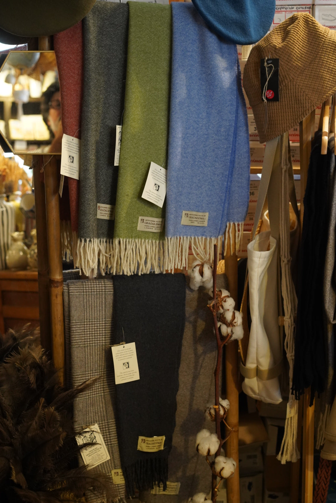 Bufandas lana Merino de Grazalema