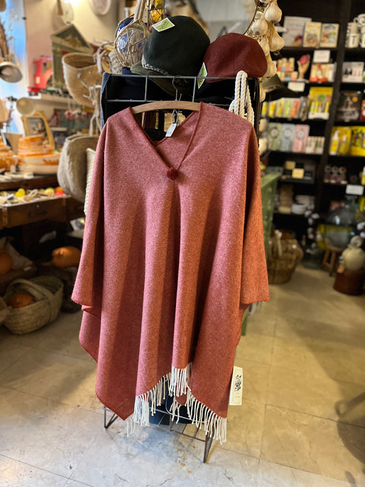 Poncho Lana Merina Caldera