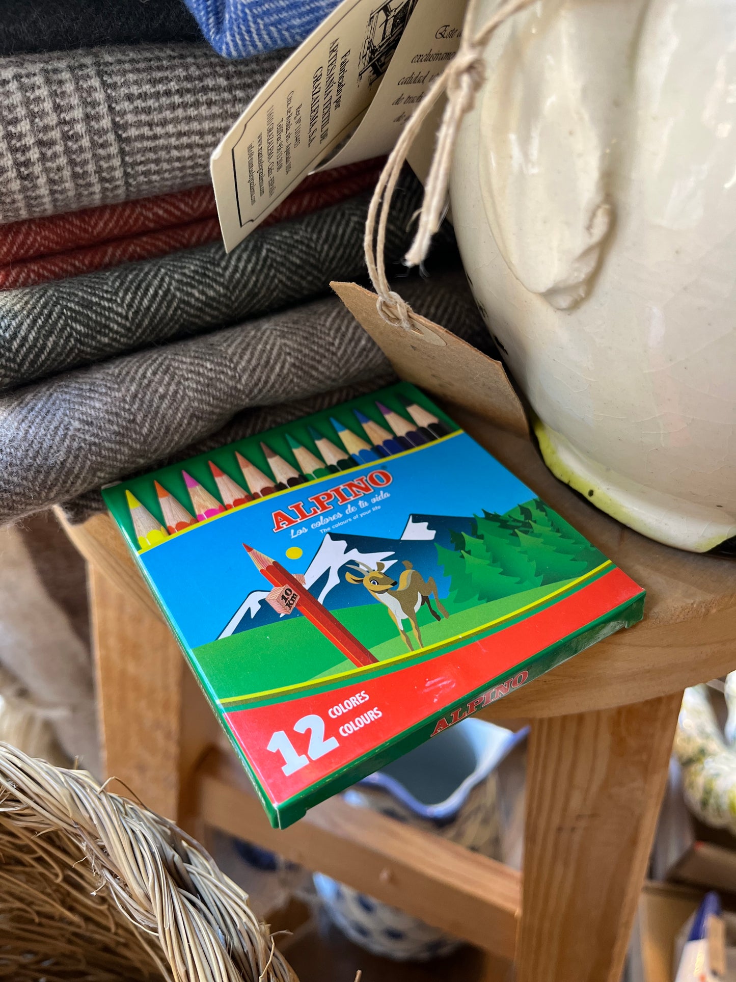 Lápices de colores Alpino.