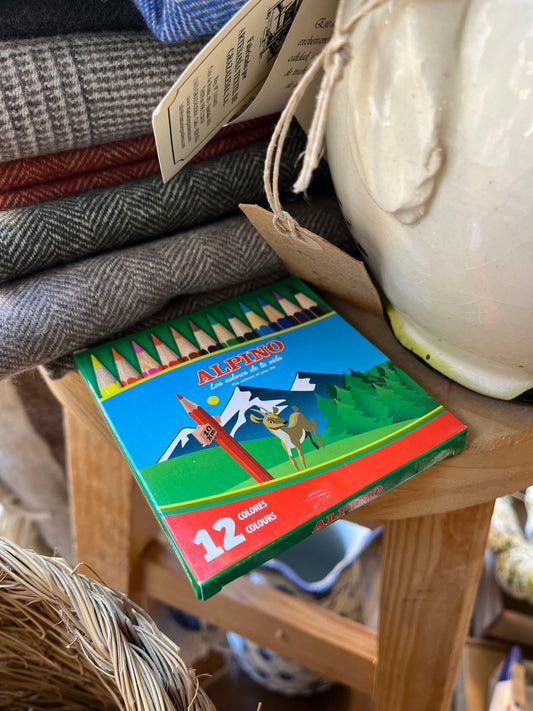 Lápices de colores Alpino.