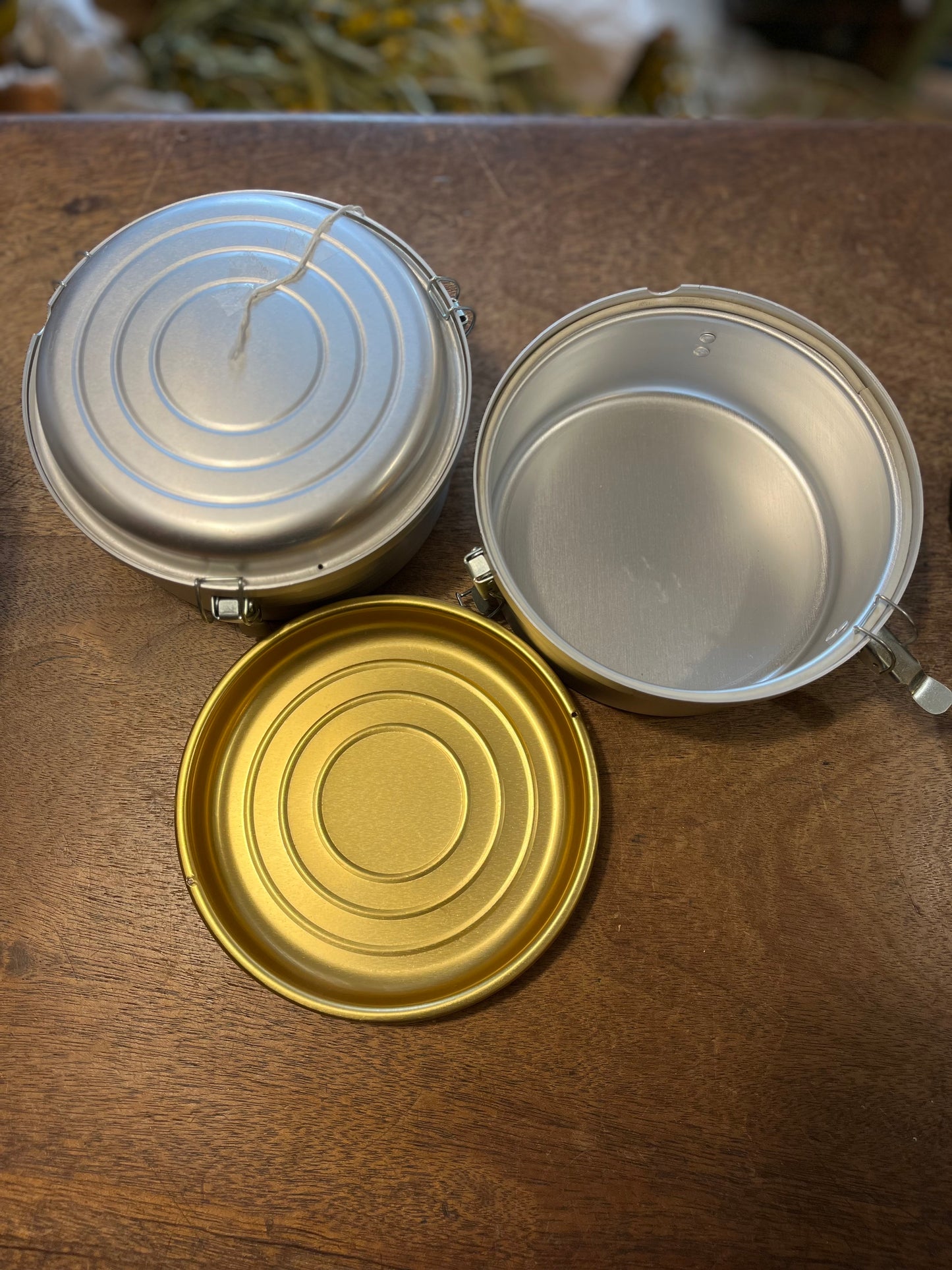 Fiambrera aluminio anodizado