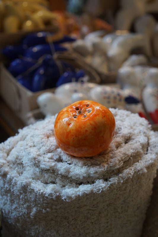 Naranja Salero Pintado a Mano
